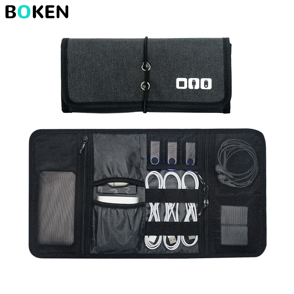 Tech Accessories Travel Organizer Pouch - Borsa Organizer per Accessori Elettronici, Custodia