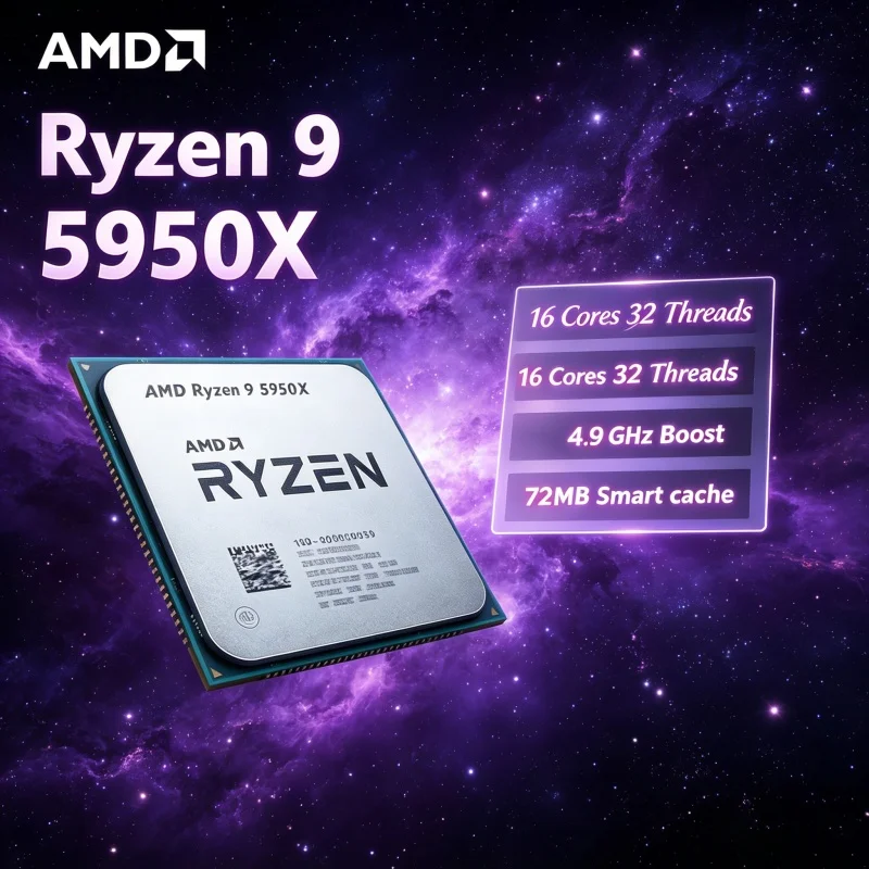 Amd Cpu Ryzen 9 - Processore AMD Ryzen 9 5950X per