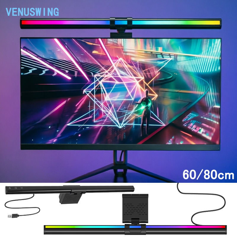 Monitor Light Bar - Lampada RGB 60/80cm per Monitor, Illuminazione