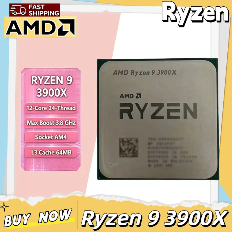 Amd Cpu Ryzen 9 - Processore Desktop AMD Ryzen 9 3900X,