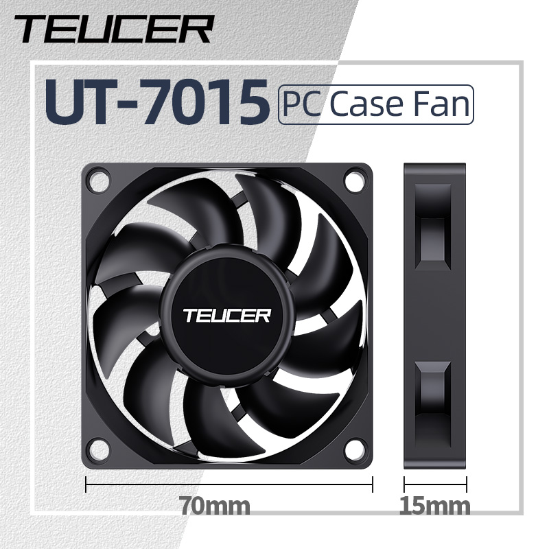 Tech Computer Accessories - Teucer UT-7015 Ventola di raffreddamento classica