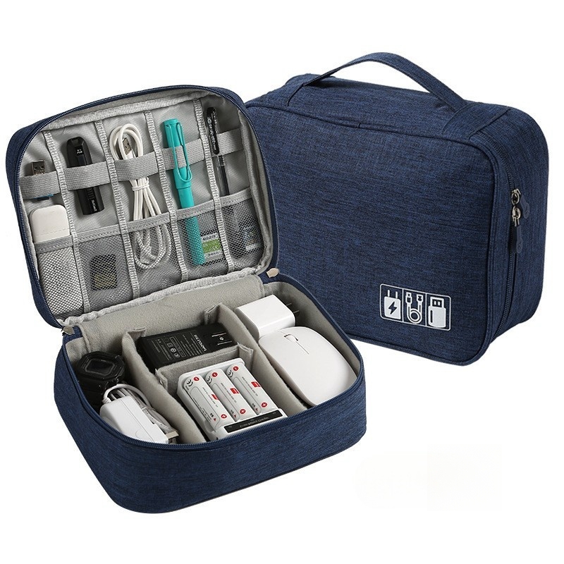 Tech Accessories Case - Borsa Portatile per Accessori Digitali, Organizer
