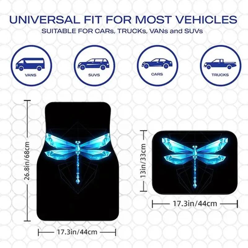 4 Pezzi Tappetini Auto Blu Cri - Universal Tech Accessories recensione e prezzo